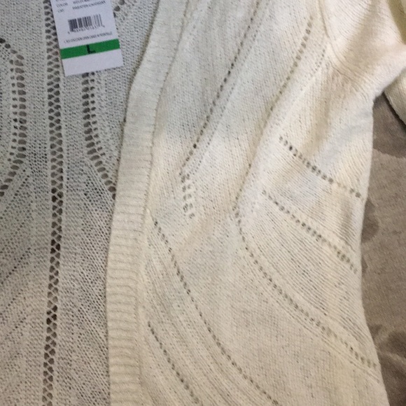 Women’s cream open cardigan - Picture 3 of 6